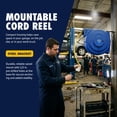 thumbnail image 2 of Goodyear Enrouleur de Rallonge Rétractable Robuste - 12AWG, Longueur 65 Pieds, Triple, 2 of 7