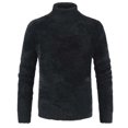 thumbnail image 1 of EGNMCR Chandail Homme Décontracté Uni Col Rond Chandail à Manches Longues Chandail Ajusté Tricoté Col Roulé, 1 of 5