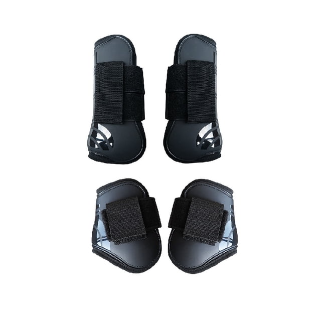 Équestre Fournit avant Léger Équipement de Protection Résistant à l'Usure avec Fixation en Nylon Bonne Élasticité Jambage Étanchéité Brun XL