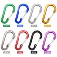thumbnail image 3 of yeacher Red Aluminum Alloy S-Type Spring Clips, 50x26mm, 5.4g, Pack of 10, 3 of 5