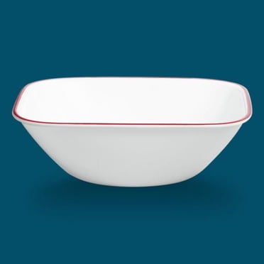 Corelle Splendor 22 oz Square Glass Cereal/Soup Bowl (Set of 6)