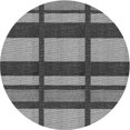 thumbnail image 1 of Ahgly Company Tapis Rond Lavable en Machine Intérieur Transitionnel Gris Foncé, 5 Pieds Rond, 1 of 7