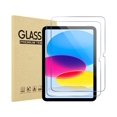 thumbnail image 1 of [2 Pack] Tempered Screen Protector For iPad 10.9 10th Generation 2022 Model A2696 A2757 A2777 Tempered Glass Film Protector, Face ID & Apple Pencil & Case Compatible, 1 of 7
