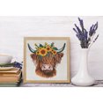 thumbnail image 4 of DIAMOND DOTZ® Sunflower Cow Special Edition Diamond Painting Kit, 4 of 10