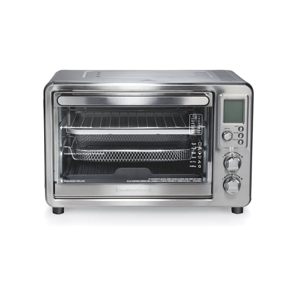 Four air friteuse et gril Sure-Crisp® Hamilton Beach, capacité de 0,88 pi³, 6 tranches, acier inoxydable (31395)