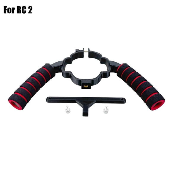 Dual Handle Expansion Support Screw Tripod for Handheld Shooting, Convertible for Flying and Land Use with 1/4 Tripod Interface