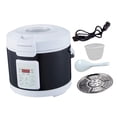 thumbnail image 3 of DOLITY 12V 24V Portable Car 3L Electric Rice Cooker Food Steamer Multipurpose Leakproof B, 3 of 9