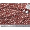 thumbnail image 3 of Soimoi Velvet Fabric Geometrical Check & Aster Floral Print Sewing Fabric Yard 58 Inch Wide, 3 of 3