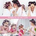 thumbnail image 2 of Graflsoa 10-Pack Pink Hair Curling Set with 48mm Rollers for All Hair Types, Easy to Use & Hair-Friendly Styling Tools, 2 of 6
