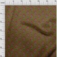 thumbnail image 2 of oneOone Georgette Viscose Fabric Leaves & Floral Block Decor Fabric Printed BTY 42 Inch Wide, 2 of 4