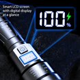 thumbnail image 4 of EGNMCR Camping & Randonnée Affichage Numérique Intelligent Lampe de Poche LED USB Rechargeable Haute Puissance Zoom Télescopique Lampe de Travail Portable Lampe de Poche, 4 of 9