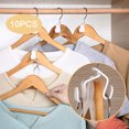 thumbnail image 1 of EGNMCR Hangers, Pants Hangers, Clothes Hangers Home Hanger Connection Hook Plastic Stackable Link Buckle Hook 10pc wall hook, 1 of 9
