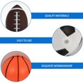 thumbnail image 3 of CNKOO 2 Sets/6pcs Inflatable Balls Kids Rugby Basketball and Soccer Ball with 2 Pumps, 3 of 6