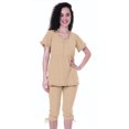 thumbnail image 1 of Moomaya Ensemble de Nuit pour Femmes Capri Coton 2 Pcs Chemises de Nuit, 1 of 6