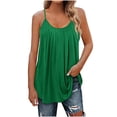 thumbnail image 1 of Birdeem Femmes Été Mode Décontractée Camisoles Sans Manches Col Rond Unies Débardeurs Blouse Gilet, 1 of 6