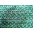thumbnail image 4 of oneOone Cotton Silk Fabric Geometric & Floral Block Printed Fabric 1 Yard 42 Inch Wide, 4 of 4