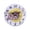 D, variant on 30cm Retro Style Sunflower Wall Clock for Home Living Room and Bedroom Decoration
