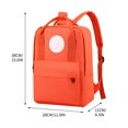 thumbnail image 2 of YIMWNYI Large Size Backpack, Lightweight Canvas Travel Backpack with Multiple Pockets, Adjustable Padded Shoulder Straps, Stylish and Durable, Ideal for Everyday Use, Work, and Travel, 2 of 5