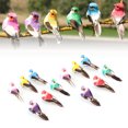 thumbnail image 4 of Garden Decoration,12Pcs Cute Artificial Feather Simulation Bird Plant Decoration Optimal Efficiency, 4 of 14