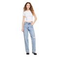 thumbnail image 2 of No Boundaries Women's Rib Baby Tee, 2 of 6