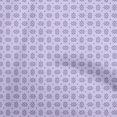 thumbnail image 1 of oneOone Velvet Pastel Purple Fabric Geometric Craft Projects Decor Fabric Printed By The Yard 58 Inch Wide, 1 of 4