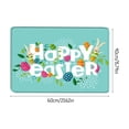 thumbnail image 3 of Dvkptbk Easter Day Door Mat - Front Door Mat - Bath Rug Super Absorbent Dry - Rubber Backing Non Slip Washable Bathroom Floor Mats -Green 16X24 In Easter Decorations, 3 of 8