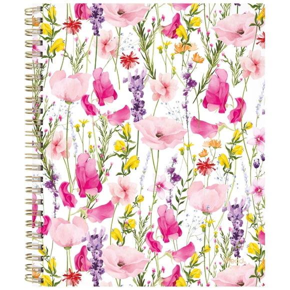 2027 Mead® Pink Cottage Floral Weekly/Monthly Planner Large