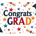 thumbnail image 4 of Graduation Party Supplies Congrats Grad Banner Backdrop Background with Balloons and Confetti Decorations for Graduation Ceremony Celebration Classroom Event, 4 of 4