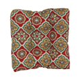 thumbnail image 4 of 19-inch Squared Spun Polyester Tufted Dining Chair Cushion - Haliwell Multi, 4 of 4