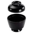 thumbnail image 1 of GROWTH TANK Miso Soup Bowl Kitchen Multipurpose Tableware for Instant Noodle Fruit Ramen solid black, 1 of 9