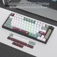 thumbnail image 3 of iRoboosta 75% Green Mechanical Gaming Keyboard, Hot Swappable RGB Custom Keyboard with Knob, Gasket Mount Wired TKL Red Switch Keyboard 75 Percent, Creamy Mechanical Key, 3 of 8