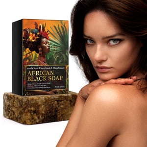 Portable nettoyage efficace savon noir nettoyage savon rafraîchissant dégraissage bain nettoyage savon doux 100g