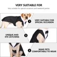 thumbnail image 2 of facefd Dog Tuxedo Dog Suit and Bandana Set Party Shirt Exquisite Stitching Size L, 2 of 9