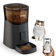 thumbnail image 1 of Video Automatic Pet Feeder with HD Camera, Food Dispenser for Cats and Dogs WiFi Smart Feeder with Camera 6L 2-Way Audio, Mobile Phone Control, Timed, 1 of 9