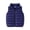 Navy, variant on Cameland Winter Puffer Vest for Kids Boys Girls Solid Color Zip Up Sleeveless Down Jacket Toddler Warm Outerwear