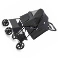 thumbnail image 4 of Pet Pet Stroller Lightweight Foldable Ventilate Oxford Portable Small Dog Stroller for Dogs Cats, 4 of 8