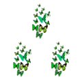 thumbnail image 1 of serony 12Pcs 3D DIY Wall Stickers PVC Kid Room Decal Home Decoration Decor green 3Set, 1 of 6