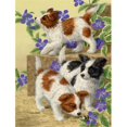 thumbnail image 1 of Carolines Treasures ASA2129GF Papillon Pups Flag Garden Size, 1 of 3