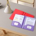 thumbnail image 5 of LSLJS Plastic Folders with Pockets Heavy Duty Pocket Folders Letter Size File Folders for Documents Office School, 5 of 5