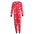thumbnail image 3 of Ensemble de Pyjamas Assortis pour la Famille Combinaison de Nuit Sweat à Capuche Flocon de Neige, 3 of 6
