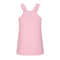 thumbnail image 5 of EGNMCR Camisoles pour Femmes Mode Débardeur d'Été pour Femme à Col en V en Dentelle Patchwork Sans Manches Blouse, 5 of 5