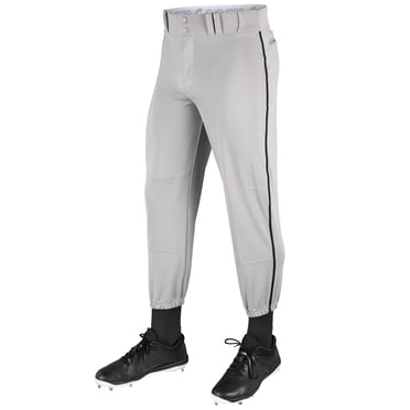 CHAMPRO Pantalon de Baseball à Bas Ouvert à Triple Couronne pour Homme Blanc