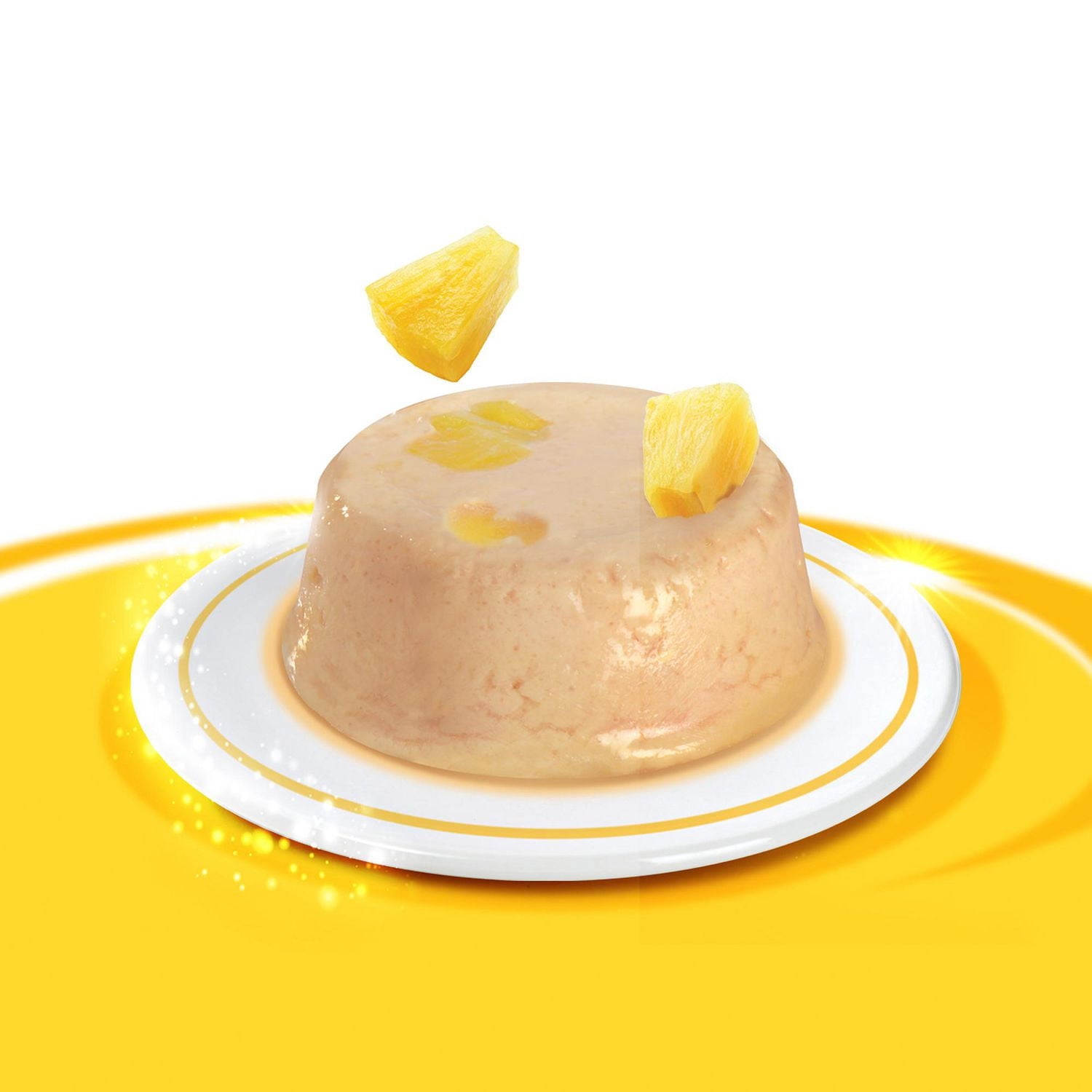 Mousse Catit Creamy Cups, Poulet avec ananas, 4 x 25 g