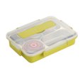 thumbnail image 1 of Lunch Box Stainless Steel Leak-Proof Food Case Heat Insulation Box Portable Food Meal Storage Container, Fruit Green, L, 1 of 8