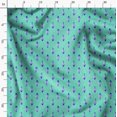 thumbnail image 3 of Soimoi Green Cotton Jersey Fabric Shells Ocean Fabric Prints By Yard 58 Inch Wide, 3 of 6
