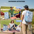 thumbnail image 2 of Tropical Jungle Leaves Soft Cooler Bag - 20L, Keeps Contents Cold/Hot 20 Hours, Perfect for Camping, 2 of 2