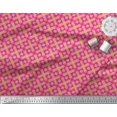 thumbnail image 3 of Soimoi polyester Crepe Fabric Check & Moroccan Ethnic Print Fabric by the Yard 52 Inch Wide, 3 of 3