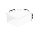 thumbnail image 4 of Iumwxz Shoe Rack Storage Shelves Transparent Shoe Box Plastic Shoe Box Shoe Organiser Shoe Box Organiser Transparent Shoe Rack Drawer Shoe Boxes Shoe Storage White Plastic Today Discount, 4 of 7