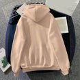 thumbnail image 4 of SDNall Hauts à Manches Longues pour Femmes Mode Classique Solide à Capuche avec Poche Sweat-Shirts, 4 of 9