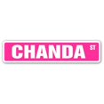 thumbnail image 1 of SignMission SS-CHANDA 4 x 18 in. Childrens Name Room Street Sign - Chanda, 1 of 1